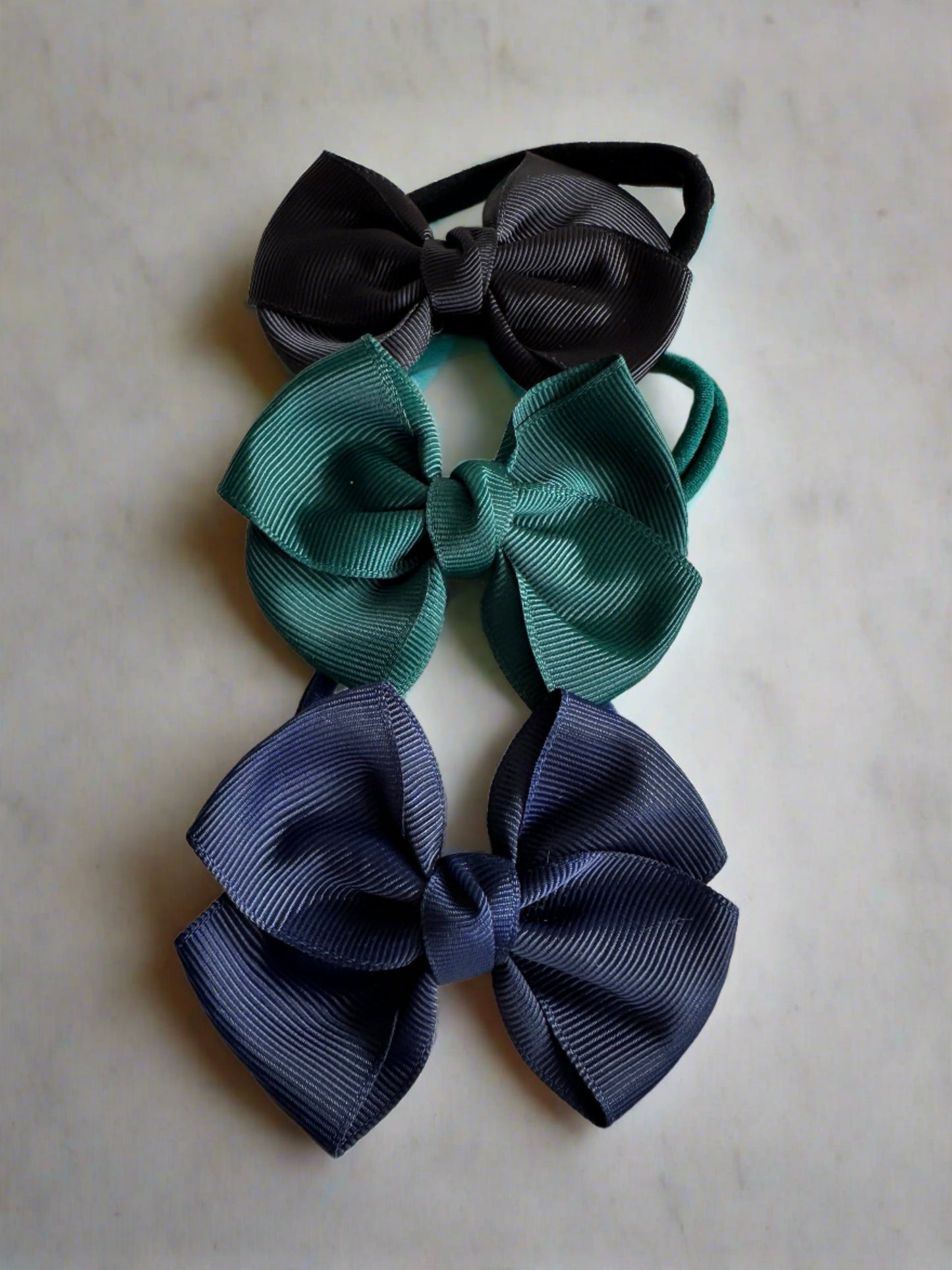 Baby Headband Bow Solid Color Bow | Set Aria