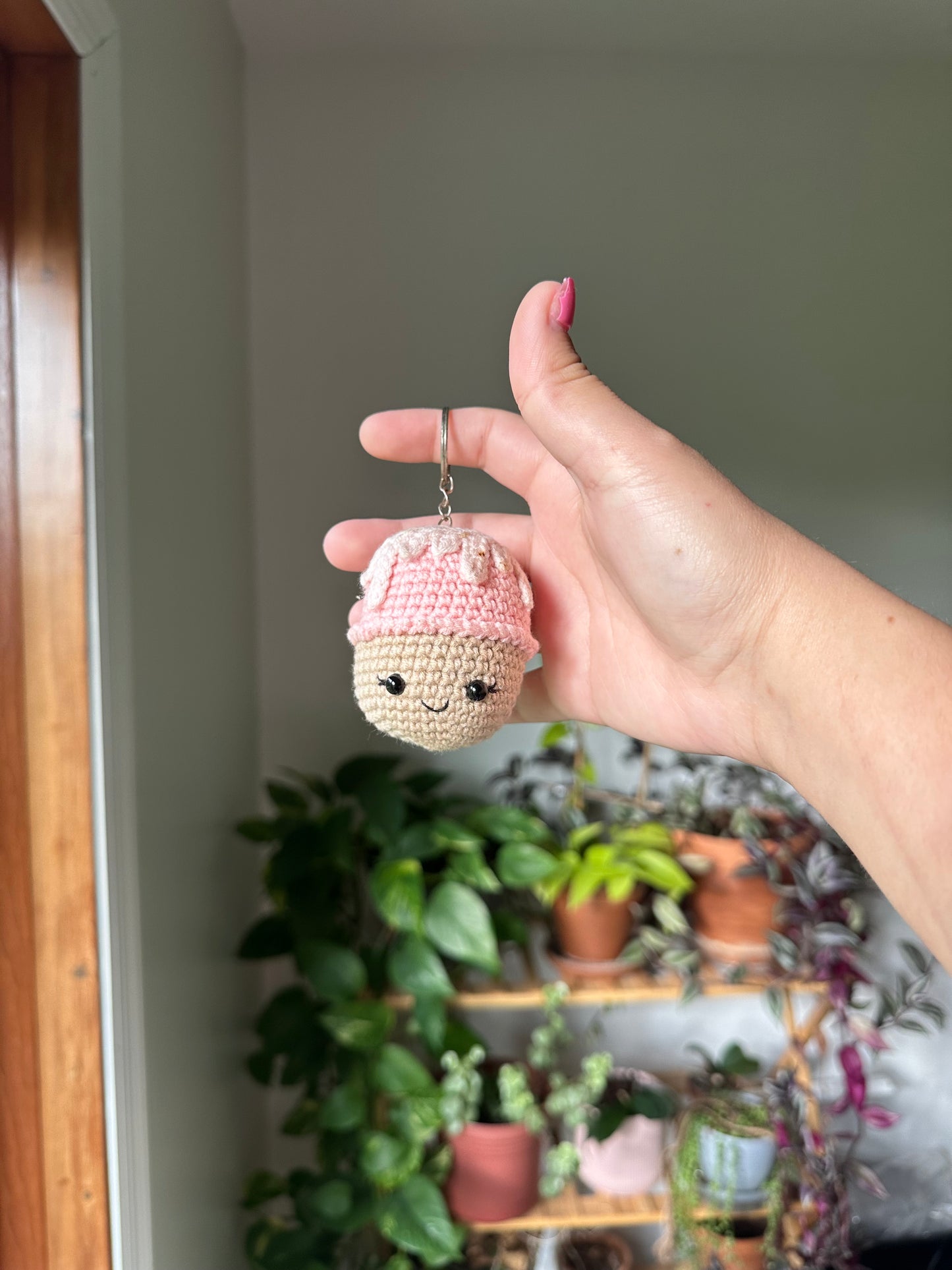 Crochet keychains