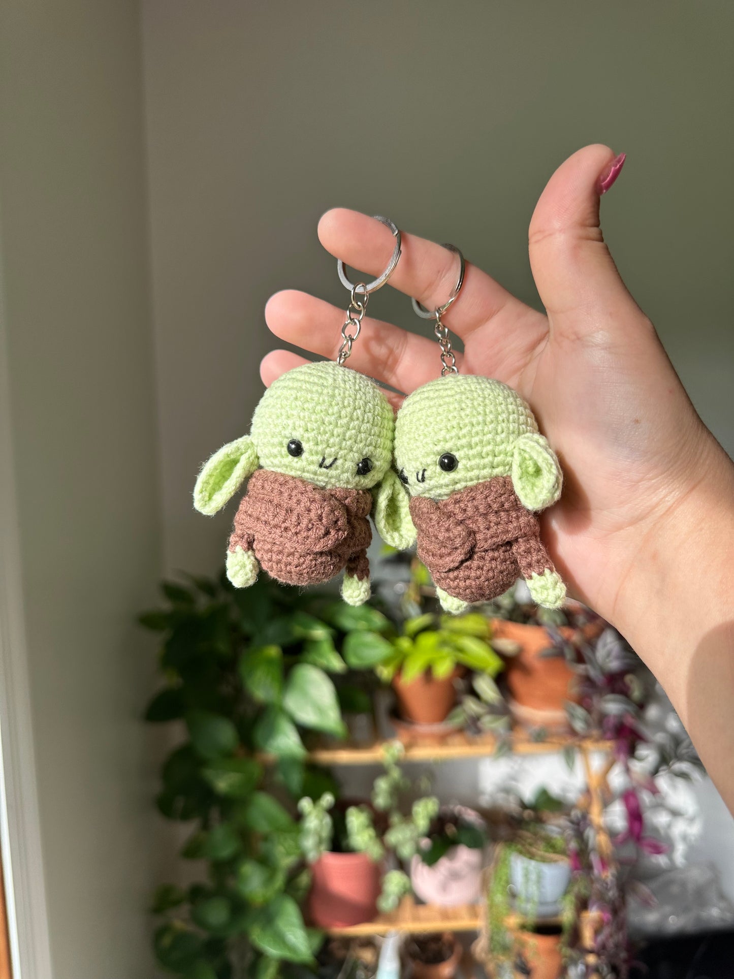 Crochet keychains