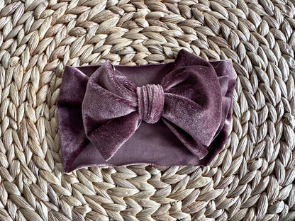 Baby Big Bow Velvet  Headband