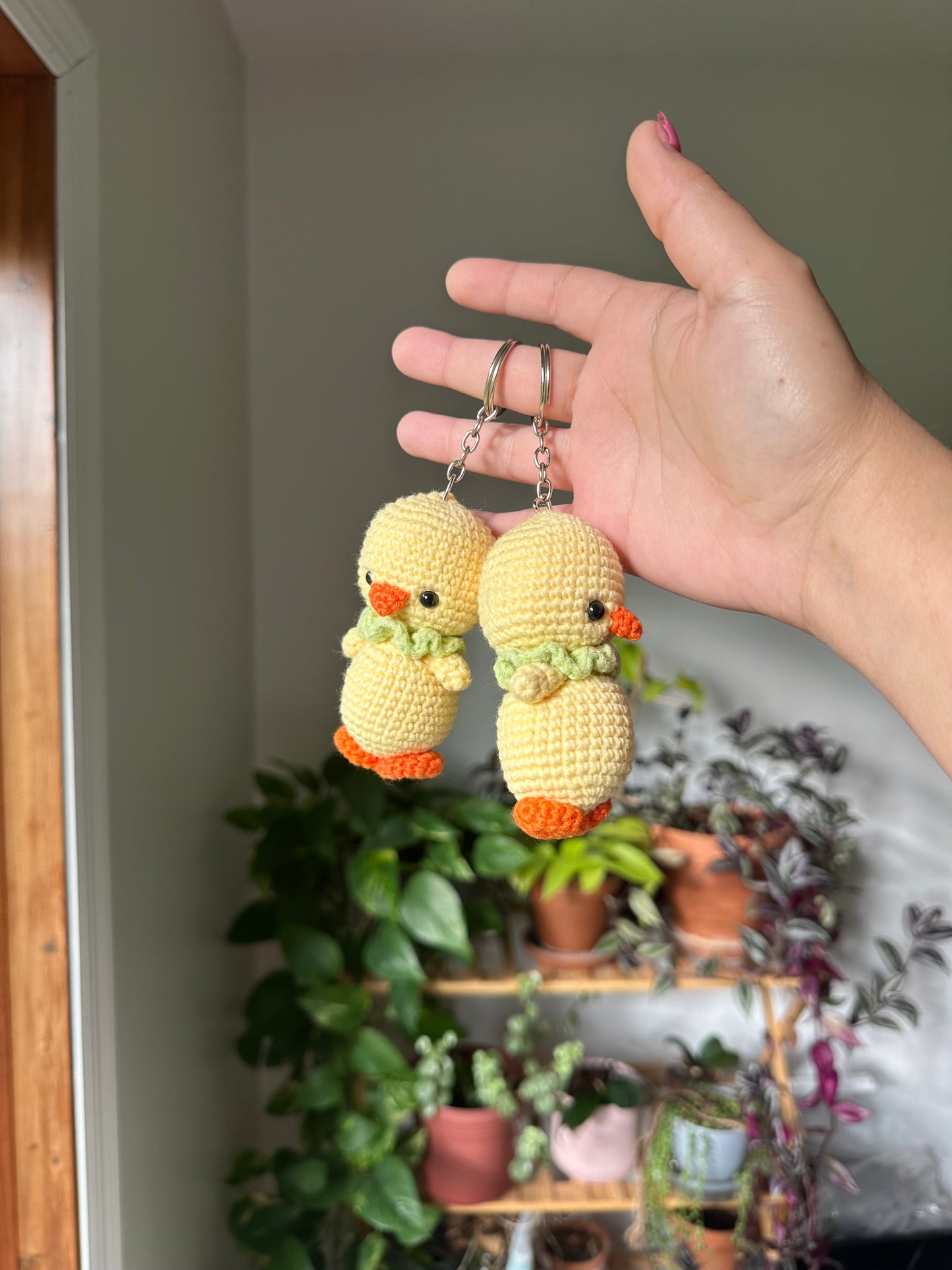 Crochet keychains