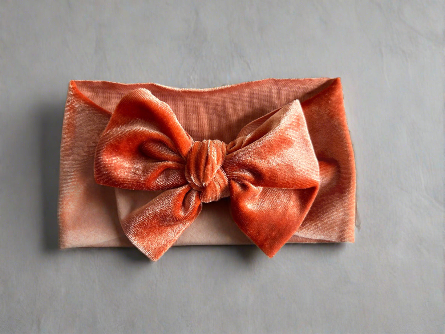 Baby Big Bow Velvet  Headband