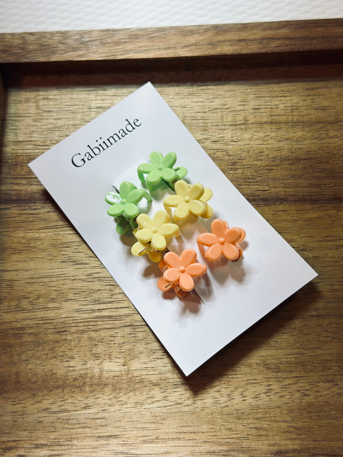 Baby | Hair Clip, Colourful Mini Flower Hair Clip, Mixed Color