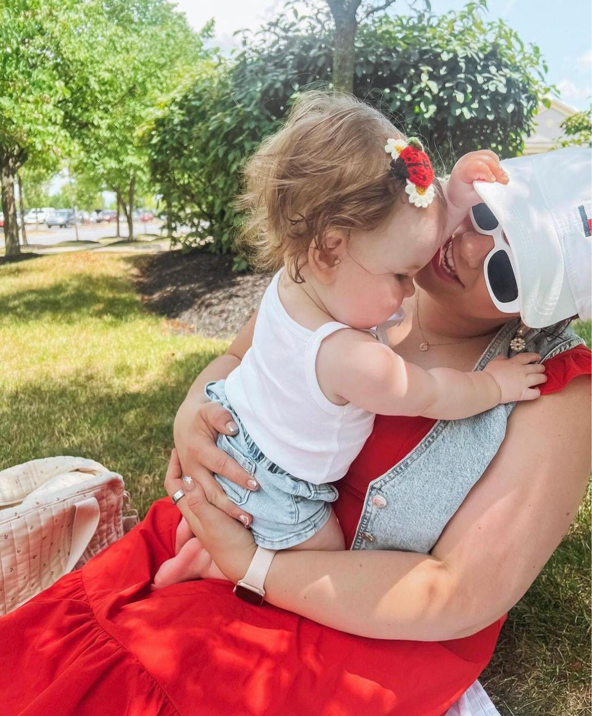 Crochet Hair Clip | Ladybug