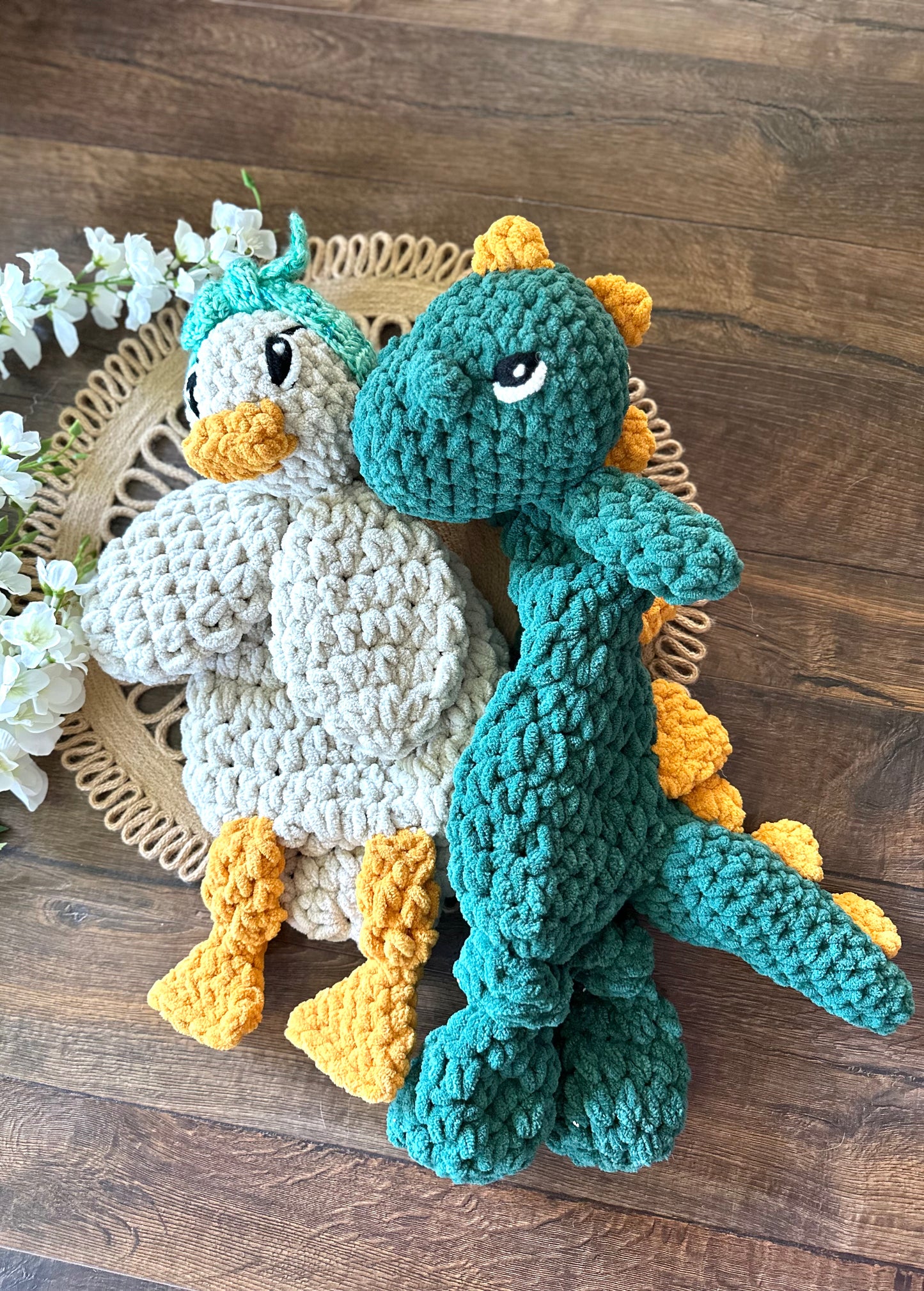 Dino Snuggler Baby/ Children Lovey