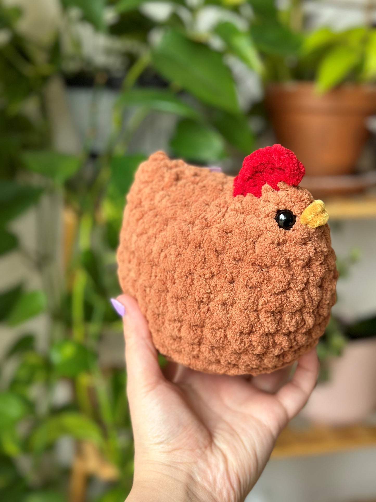 Crochet Chicken Plushie