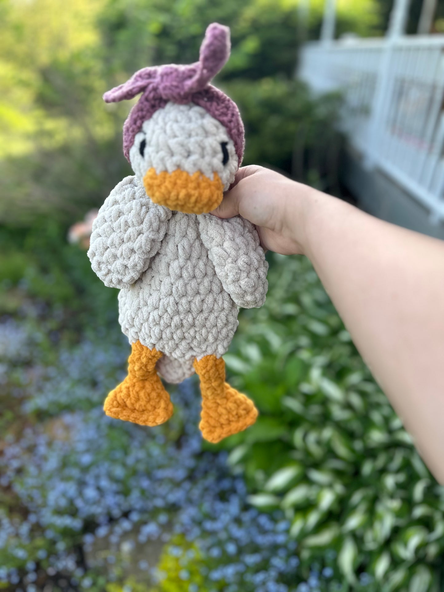 Crochet Della Duck Lovey Snuggler