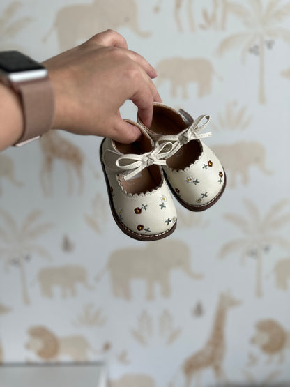 Toddler Girl Floral Shoes 3/4