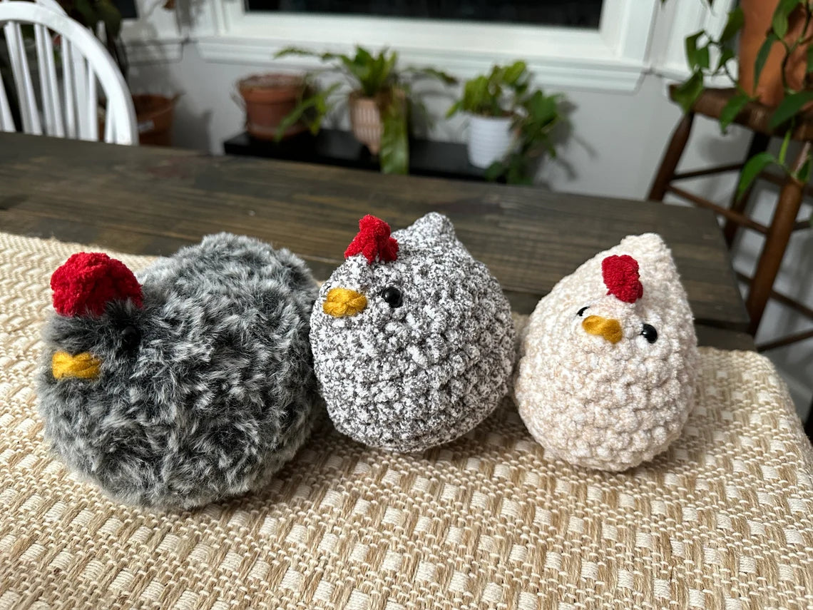 Crochet Chicken Plushie