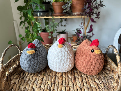 Crochet Chicken Plushie