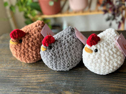 Crochet Chicken Plushie