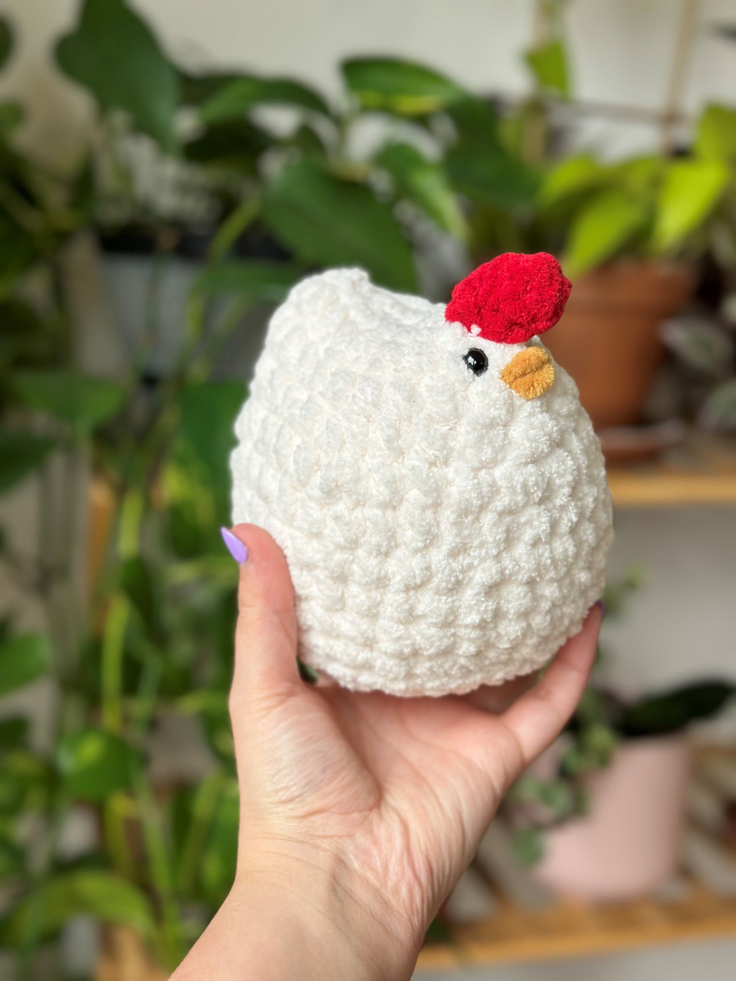 Crochet Chicken Plushie