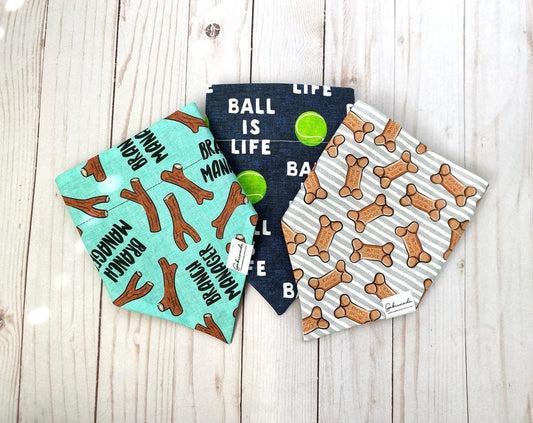 Slip on the collar Dog and Cat Bandana - Personalities